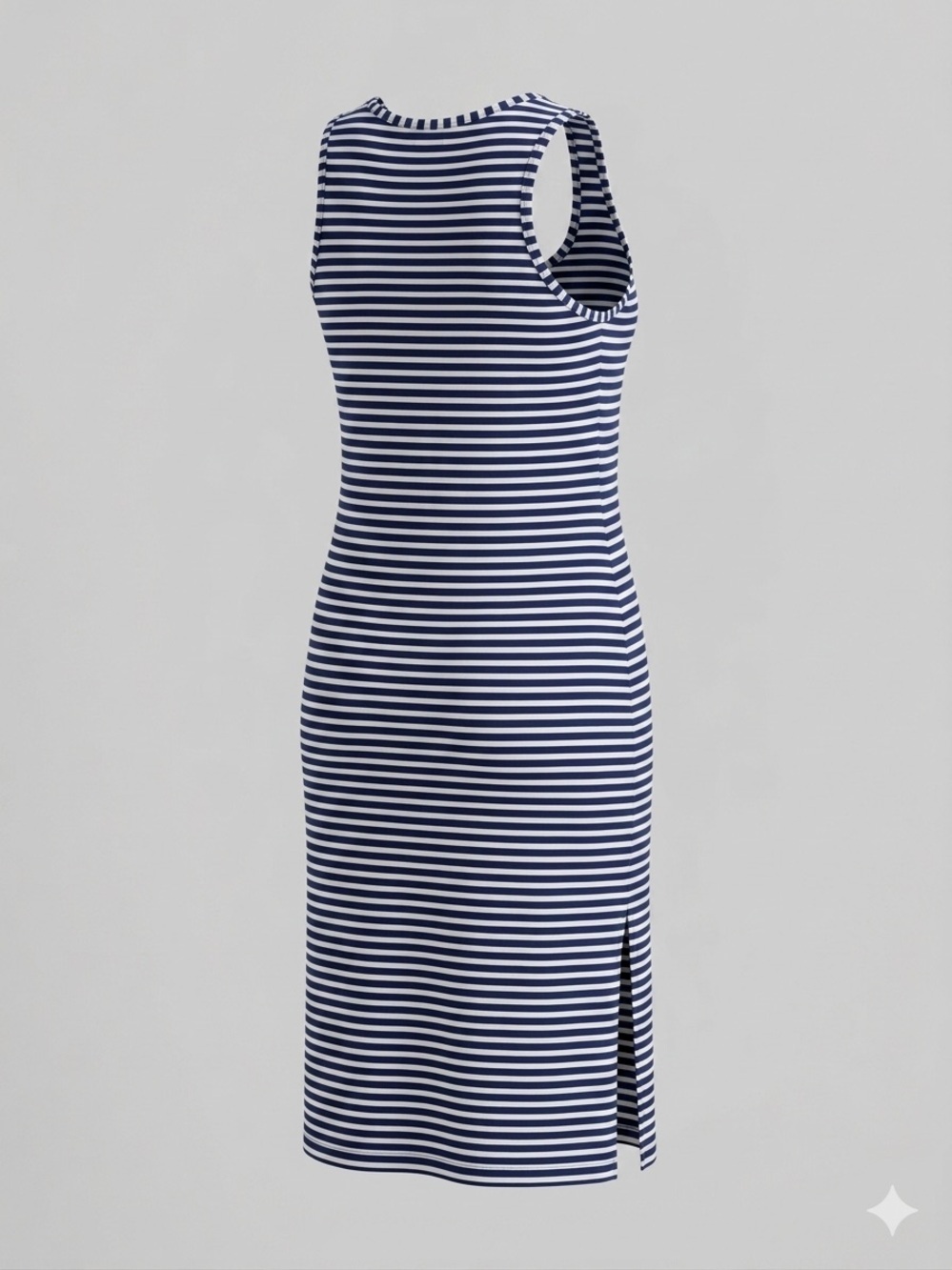 Vineyard Vines Navy and White Striped Maxi Dress - Picture 3 of 7